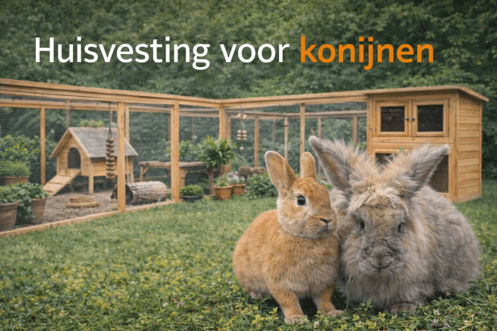 Huisvesting voor konijnen