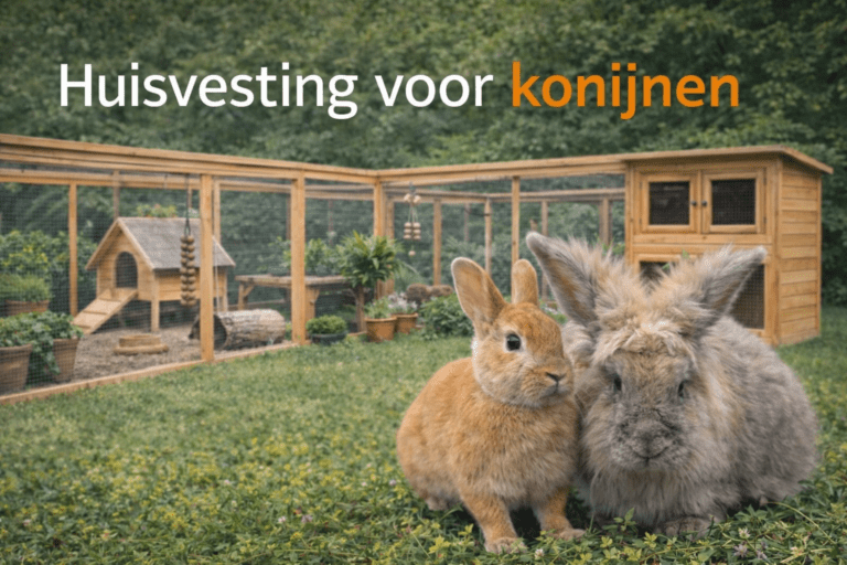 Huisvesting voor konijnen