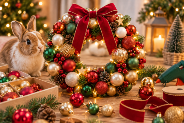 F9A41F72-7DEC-4B13-AF3A-DAFB3D24793C Workshop: Kerstkrans maken van kerstballen